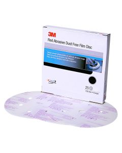 3M FINISHING FILM HOOKIT DISC D/F 6 IN P1000 25/BOX