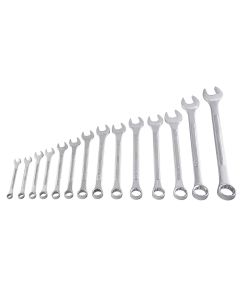 SUN9714A image(0) - 14 Piece SAE Raised Panel Combination Wrench Set