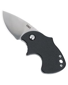 CRK7930 image(0) - CRKT (Columbia River Knife) Orca Black Assisted Opening Folding Knife: Drop Point with D2 Steel Blade, Glass-Reinforced Nylon Handle, Liner Lock