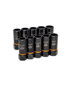 KDT86071 image(0) - GearWrench 10 Pc. 1/2" Drive Impact Deep Extract Socket Set