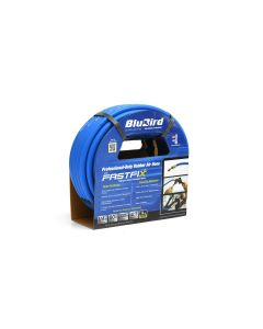BLBBB1450-FX image(0) - BluBird BluBird Rubber Air Hose Fastfix Edition 1/4" x 50'