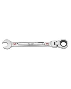 MLW45-96-9816 image(0) - Milwaukee Tool 5/8" Flex Head Ratcheting Combination Wrench