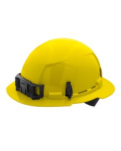 MLW48-73-1103 image(0) - Yellow Full Brim Hard Hat w/4pt Ratcheting Suspension - Type 1, Class E