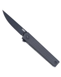 CRK7081D2K image(0) - CRKT (Columbia River Knife) CEO Everyday Carry Folding Knife: Drop Point with D2 Steel Blade, Aluminum Handle, Liner Lock