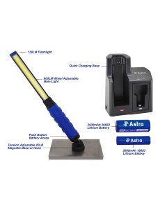 AST80SLC image(0) - Astro Pneumatic 800Lm Light w/ Quick-Swap System & Suction Cup