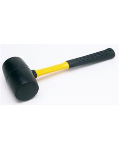 WLMM7132 image(1) - Wilmar Corp. / Performance Tool 32OZ RUBBER HAMMER W/ FIBREGLASS HANDLE