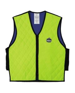 ERG12537 image(0) - Ergodyne 6665 3XL Lime Evap Cooling Vest