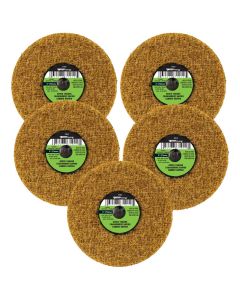 FOR71608 image(0) - Forney Industries Quick Change Surface Prep Pad, Coarse Grit, 3 in (5-Pack of Forney 71912)