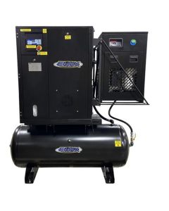 EMXERIK070001 image(0) - EMAX EMAX 7.5HP 1PH Industrial Rotary Screw Compressor-80 Gal Tank Mount w/Air Dryer