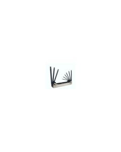 HEX KEY SET 5 PC FOLDING BALL END SAE 3/16-3/8IN.