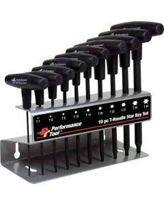 Wilmar Corp. / Performance Tool 10 pc T-Handle Torx Set