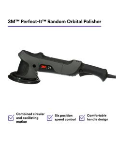 MMM34101 image(0) - 3M 3M&trade; Perfect-It&trade; Random Orbital Polisher 34101, 21 mm, 120V, 60 Hz, Plug A