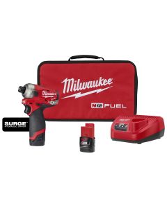 MLW2551-22 image(0) - Milwaukee Tool M12 FUEL SURGE 1/4" Hex Hydraulic Driver Kit