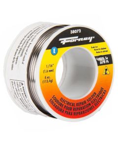 FOR38072 image(0) - Forney Industries Solder, Electrical Repair, Rosin Core, 1/16 in, 4 Ounce