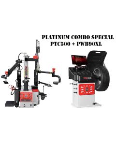 ATEAP-TCWB-COMBO2-FPD image(0) - Atlas Equipment Platinum PTC500 Tire Changer + PWB90XL Wheel Balancer Combo Package