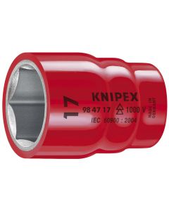 KNP984718 image(0) - KNIPEX HEX SOCKET, 1/2IN-1,000V INSLTD 18 MM