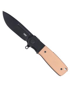 CRKK245BKP image(0) - CRKT (Columbia River Knife) Homefront&trade; Compact Everyday Carry Folding Knife: Drop Point with CPM S35VN Steel Blade, G10 w/Aluminum Bolster, Liner Lock