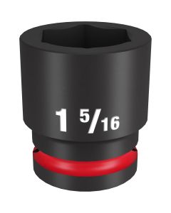 MLW49-66-6312 image(0) - Milwaukee Tool SHOCKWAVE Impact Duty  3/4"Drive 1-5/16" Standard 6 Point Socket