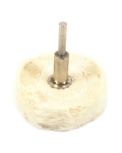 FOR60204 image(0) - Forney Industries Buffing Wheel, Cotton, 1-1/2 in x 1/8 in Shaft
