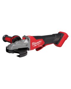 MLW2886-20 image(1) - Milwaukee Tool M18 FUEL 5" Flathead Braking Grinder, Paddle Switch No-Lock