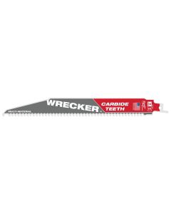 MLW48-00-5242 image(0) - Milwaukee Tool 9" 6 TPI THE WRECKER with Carbide Teeth SAWZALL Blade 1PK