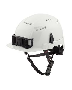 MLW48-73-1320 image(0) - Milwaukee Tool BOLT White Front Brim Vented Safety Helmet (USA) - Type 2, Class C