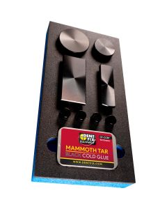 DENDF-CGS72 image(0) - Do you already have a Slide Hammer and want to get into GPR? No problem this is the kit for you! The Cold Adhesive Glue Pad Set with Mammoth Tar DF-CGS72 is a lightweight kit that is a great way for auto body professionals to quickl