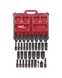 MLW49-66-6805 image(1) - Milwaukee Tool SHOCKWAVE Impact Duty Socket 3/8&rdquo; Dr 36PC PACKOUT Set