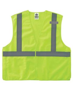 ERG21071 image(0) - Ergodyne 8215BA XS Lime Type R Class 2 Breakaway Mesh Vest