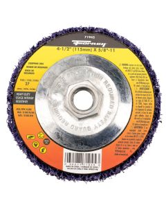 FOR71945 image(0) - Forney Industries Strip and Finish Disc, Heavy-Duty, 4-1/2 in x 5/8 in-11 Type 27