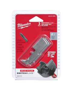 MLW48-25-5540 image(2) - Milwaukee Tool SWITCHBLADE Replacement Blade 2-1/8" - 3 PK