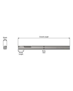 Ajax Tool Works Wide Chisel 7" OAL