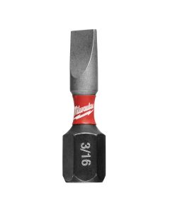 MLW48-32-4717 image(1) - Milwaukee Tool SHOCKWAVE Impact Slotted 3/16" Insert Bits (Bulk 25)