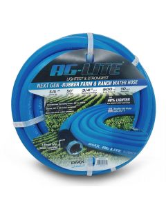 BLBAL5850 image(0) - BluBird AG-Lite Rubber Water Hose Assembly 5/8" x 50'