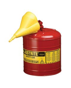 JUS7150110 image(0) - Justrite Mfg. Co. 5Gal/19L Safety Can Red w/Fnl