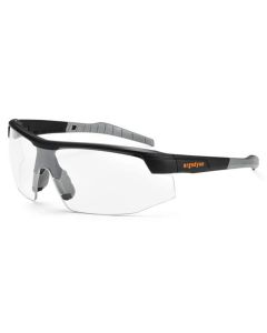ERG59000 image(0) - Ergodyne SKOLL Clear Lens Matte Black Safety Glasses