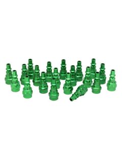 MIL778AC-20 image(0) - Milton Industries ColorFit Plugs, A-style Green, 1/4" NPT Female