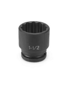 Grey Pneumatic SOC 1-1/2 3/4D IMP 12PT BLK