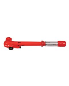 WIH30138 image(0) - Wiha Tools Insul. Ratcheting Torque Wrench 3/8" Drive, 5-50 Nm, 4-37 ft./lbs.