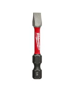 MLW48-32-4758 image(1) - Milwaukee Tool SHOCKWAVE 2" Impact Slotted 1/4" Power Bits (Bulk 25)