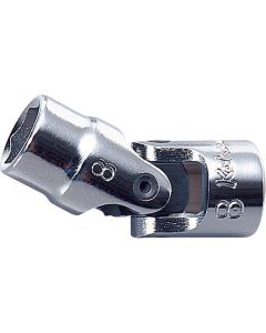 KKN2440M-10 image(0) - Ko-ken USA 2440M-10 1/4 Sq. Dr. Universal Socket  10mm 6 point Length 35mm