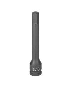 GRE19044M image(0) - Grey Pneumatic 3/8" Drive x 4mm Hex Driver 4" Length