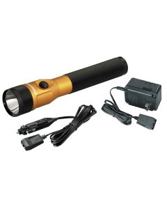 STL75645 image(0) - Streamlight Stinger DS LED Bright Rechargeable Flashlight with Dual Switches - Orange