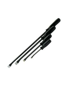 KTI19240 image(1) - K Tool International Pry Bar Set Bent End 4 Piece w/ Black Square Handle