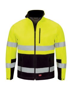VFIJY34YB-RG-XL image(0) - Workwear Outfitters Hi-Vis Soft Shell Jacket - Class 3-XL