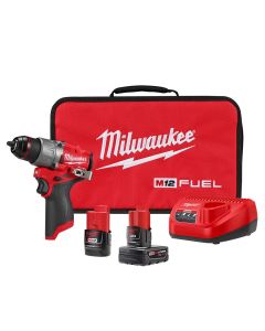 MLW3404-22 image(1) - Milwaukee Tool M12 FUEL 1/2" Hammer Drill/Driver Kit