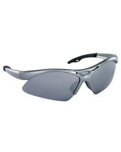 SAS Safety Diamondback Safe Glasses w/ Gray Frame and Smoke Mirror Lens