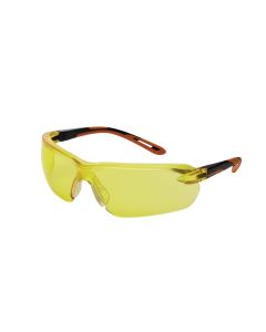 Sellstrom - Safety Glasses - XM310 Series - Amber Lens - Black/Orange Frame - Hard Coated