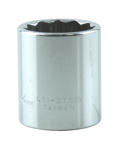 KTI27519 image(0) - K Tool International SOC 19MM 3/8D 12PT SHORT