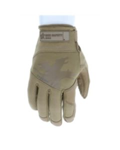 MCR963L image(0) - Adjustable Wrist ClosureD3O Palm Padded“TaskFit” Designed FitMachine WashableMilitary 499 Tan color with PVC grip design on Index Finger and ThumbPull Loop for Snug DonningReinforced Index Finger and Thumb CrotchSuper Stretch Knuckle Re